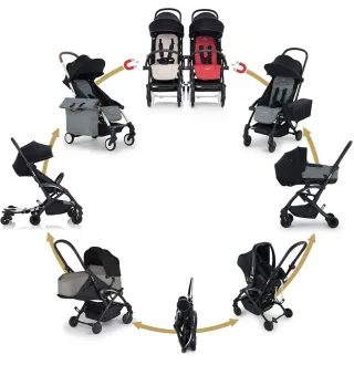 Коляска прогулянкова Bumprider Connect3 Black-Olive