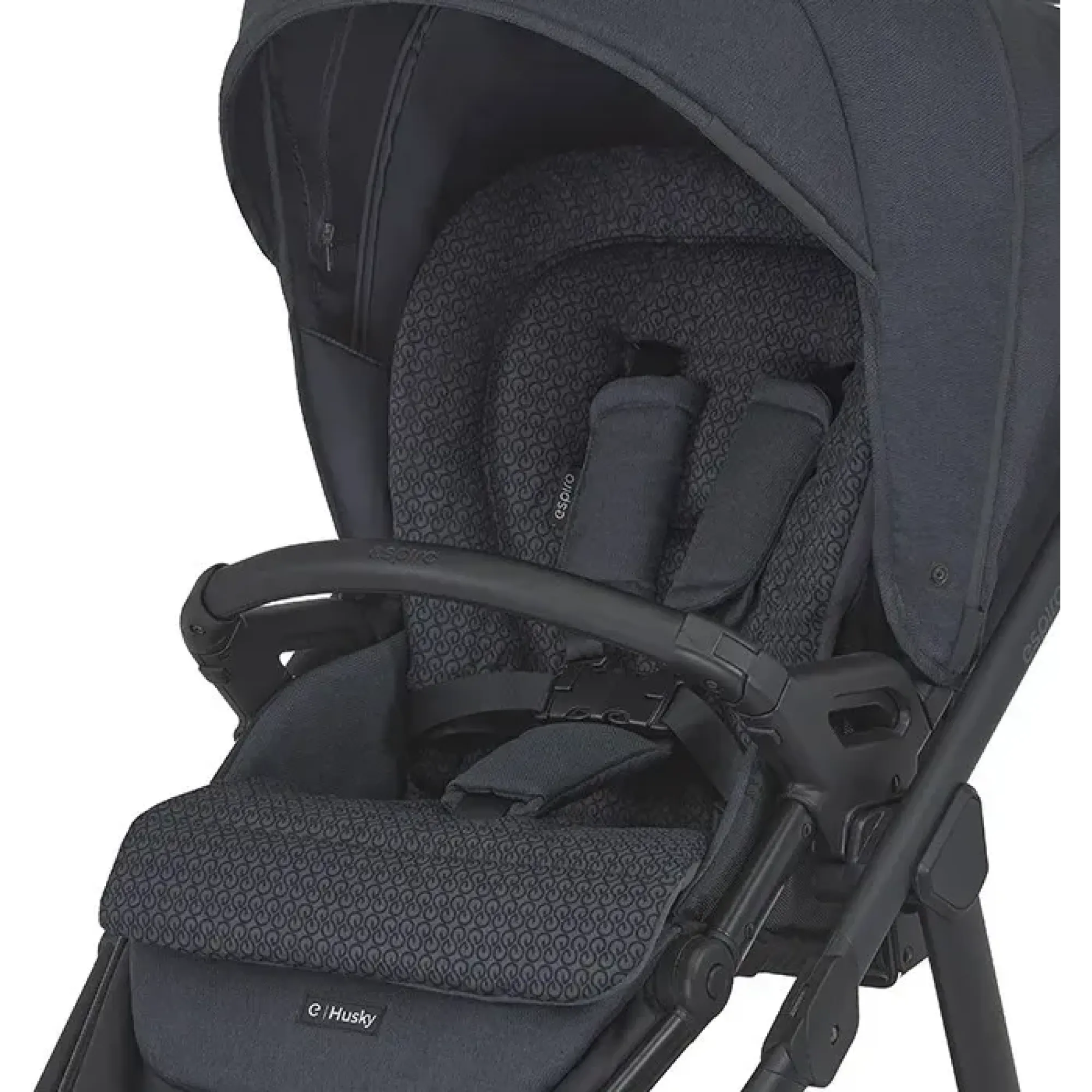 Коляска 2в1 Espiro Husky XL 2023 17 Graphite Wind