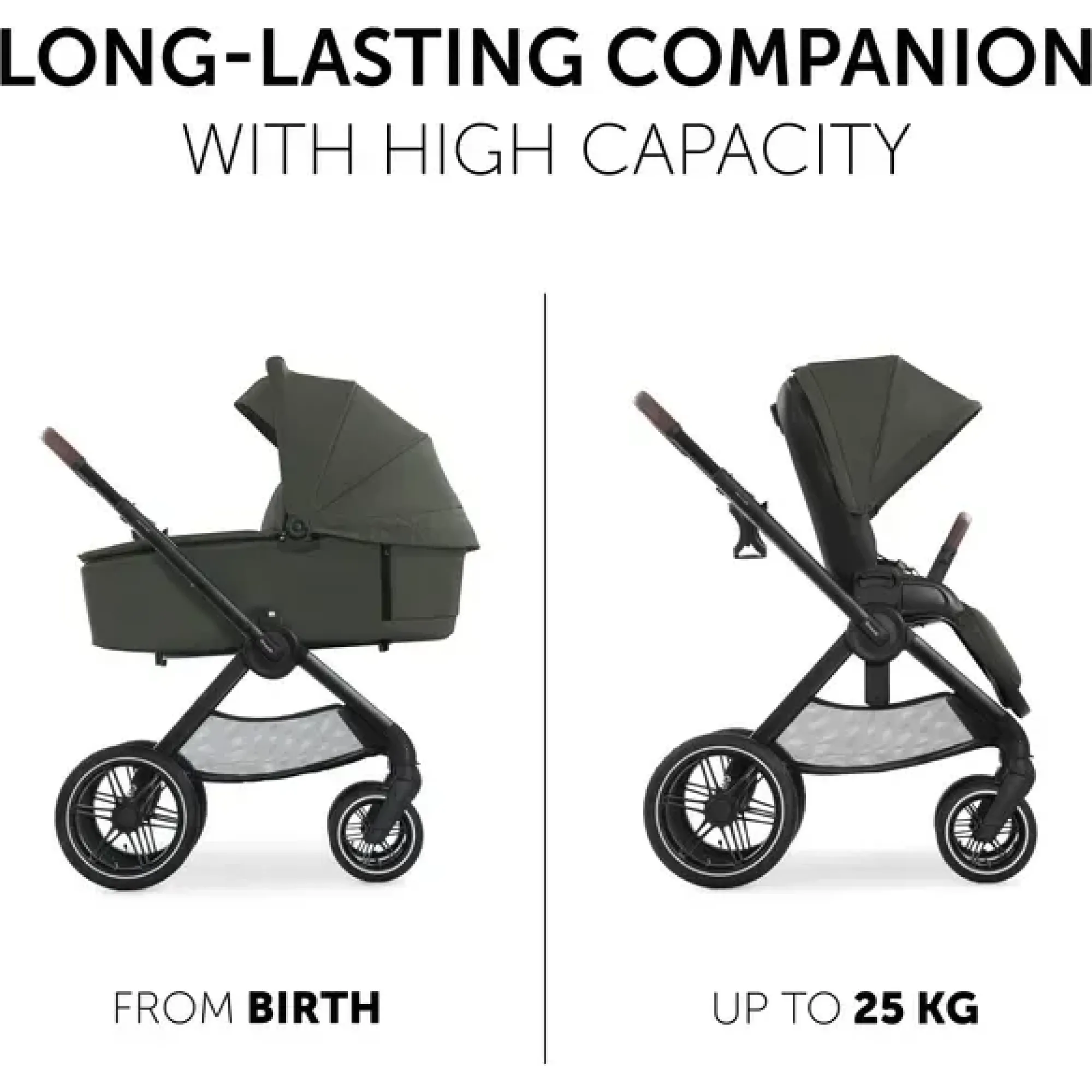 Коляска універсальна Hauck Walk N Care Air Dark Olive