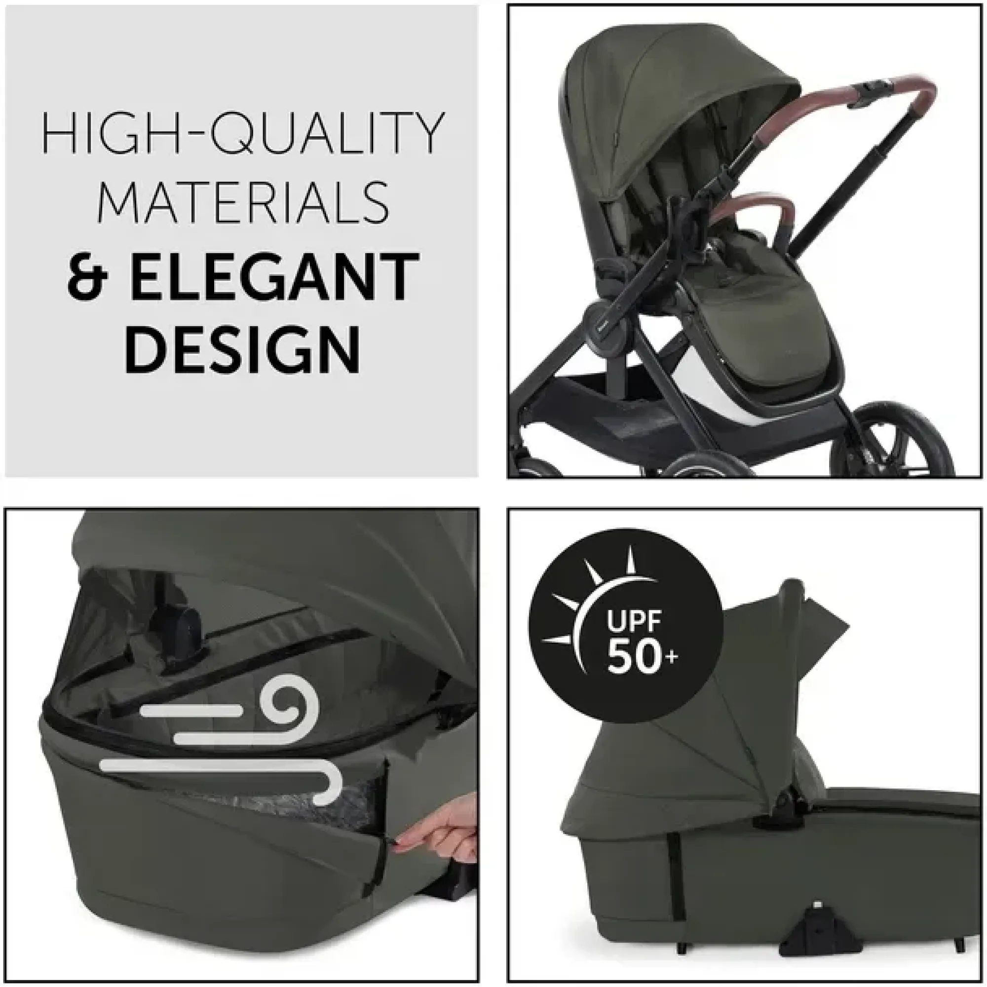 Коляска універсальна Hauck Walk N Care Air Dark Olive