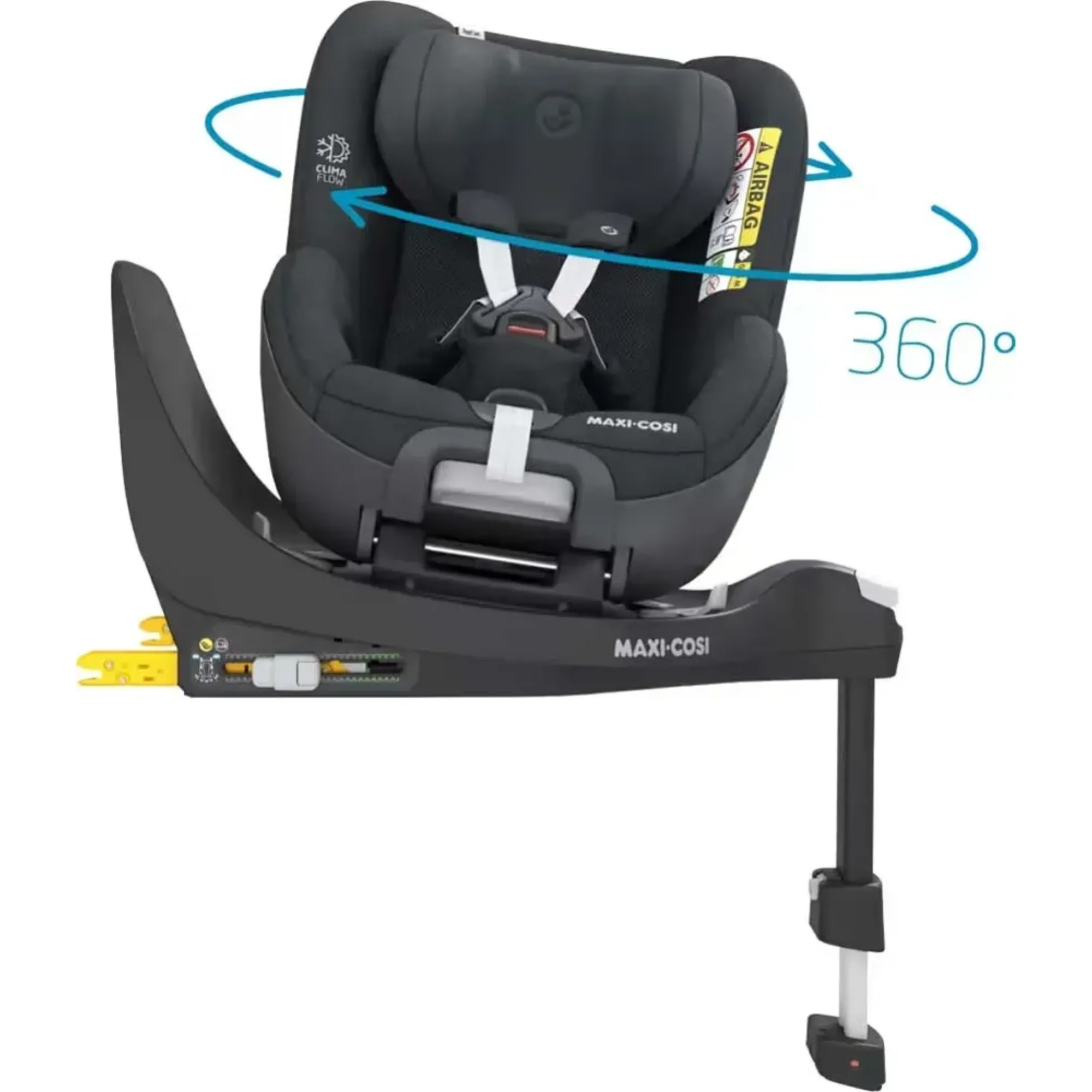 Автокрісло Maxi-Cosi Pearl 360 2 Authentic Graphite без вкладиша