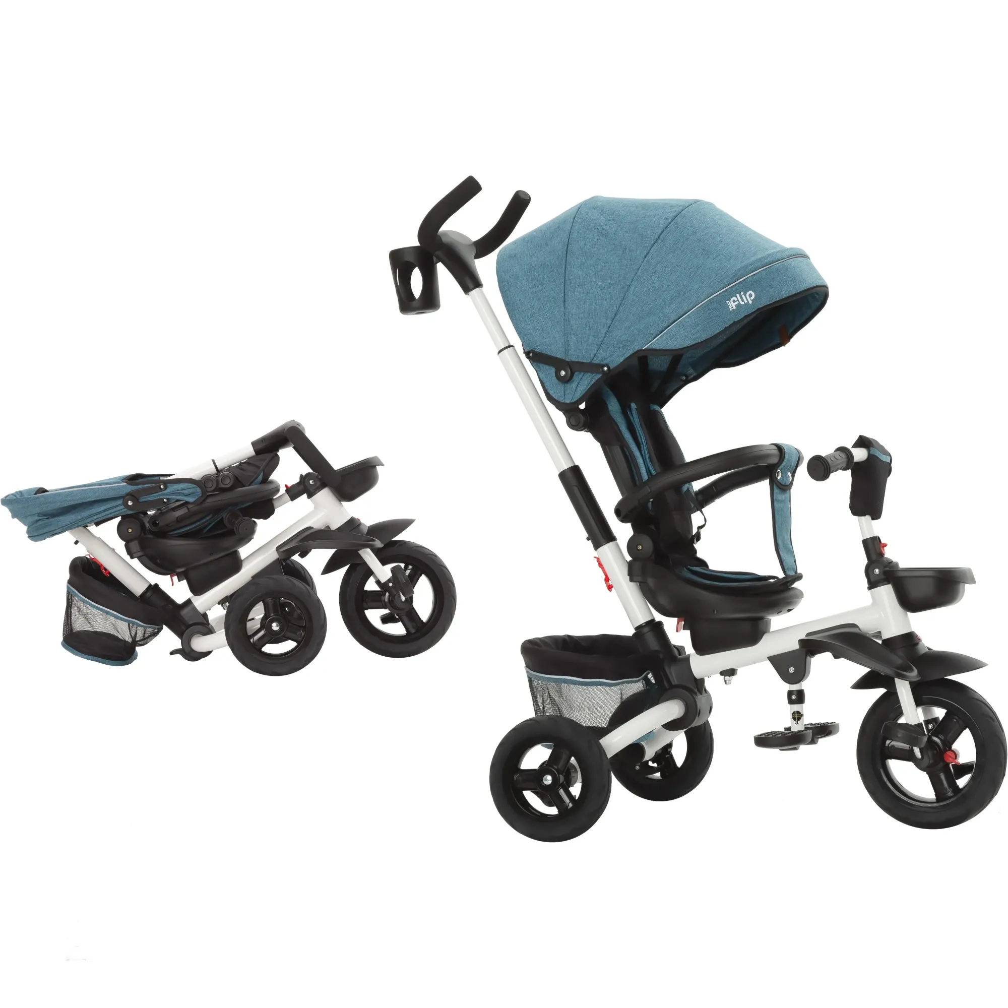 Велосипед триколісний TILLY FLIP T-390/1 Зелений/1/