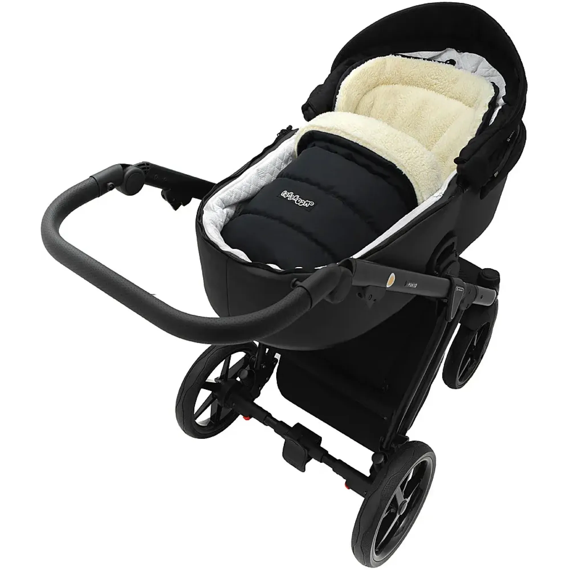 Зимовий конверт Babyroom Wool N-20 black чорний