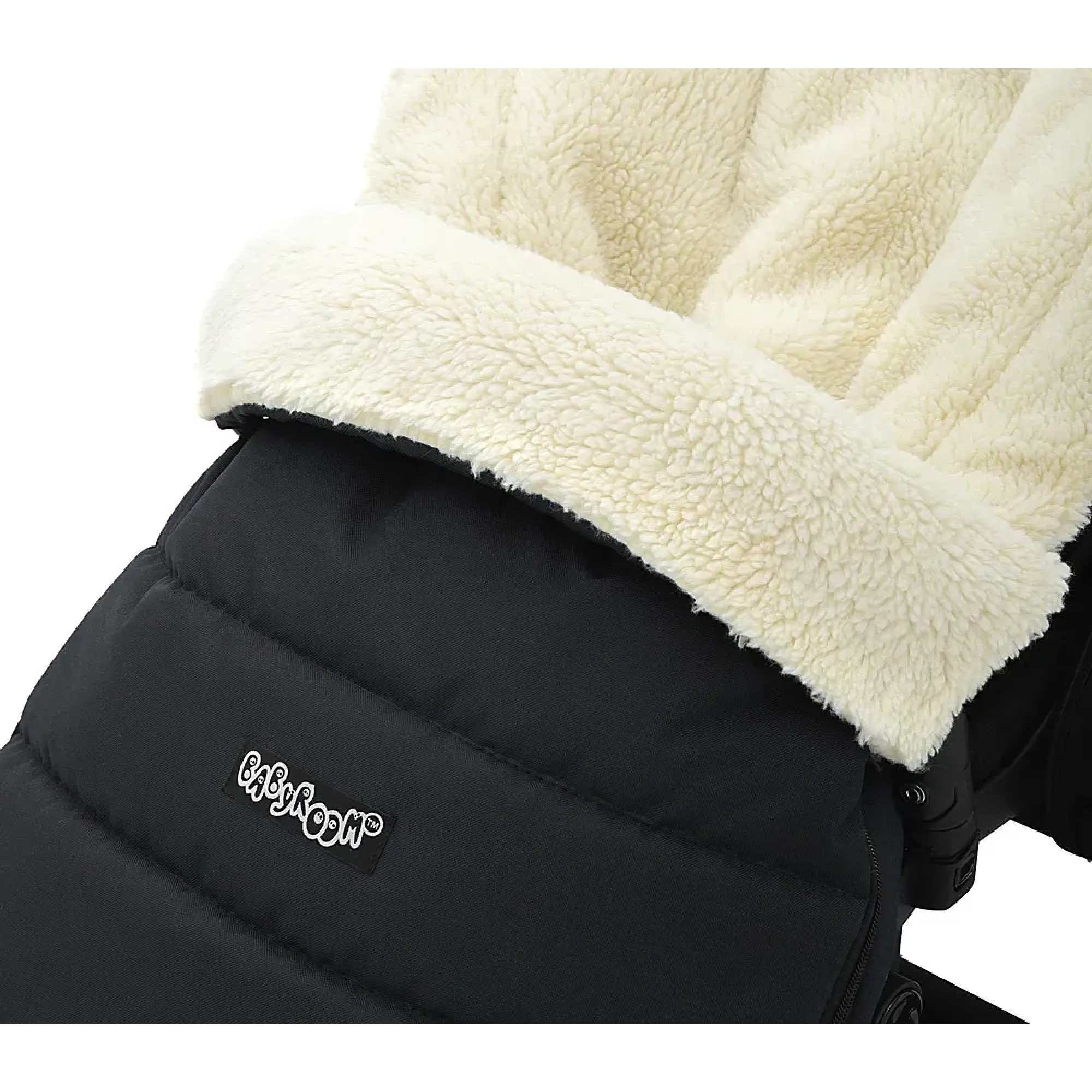 Зимовий конверт Babyroom Wool N-20 black чорний