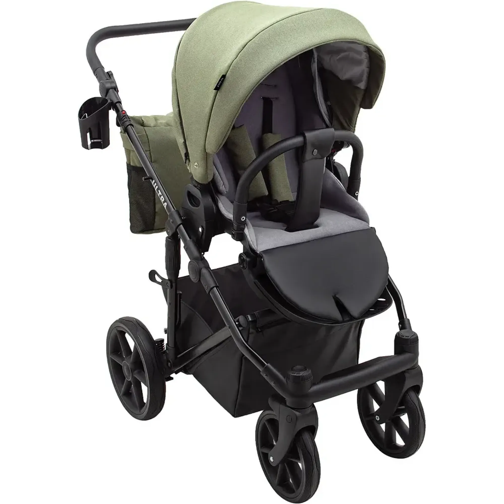 Коляска 2 в 1 Bair Ultra Soft U-816 оливковий