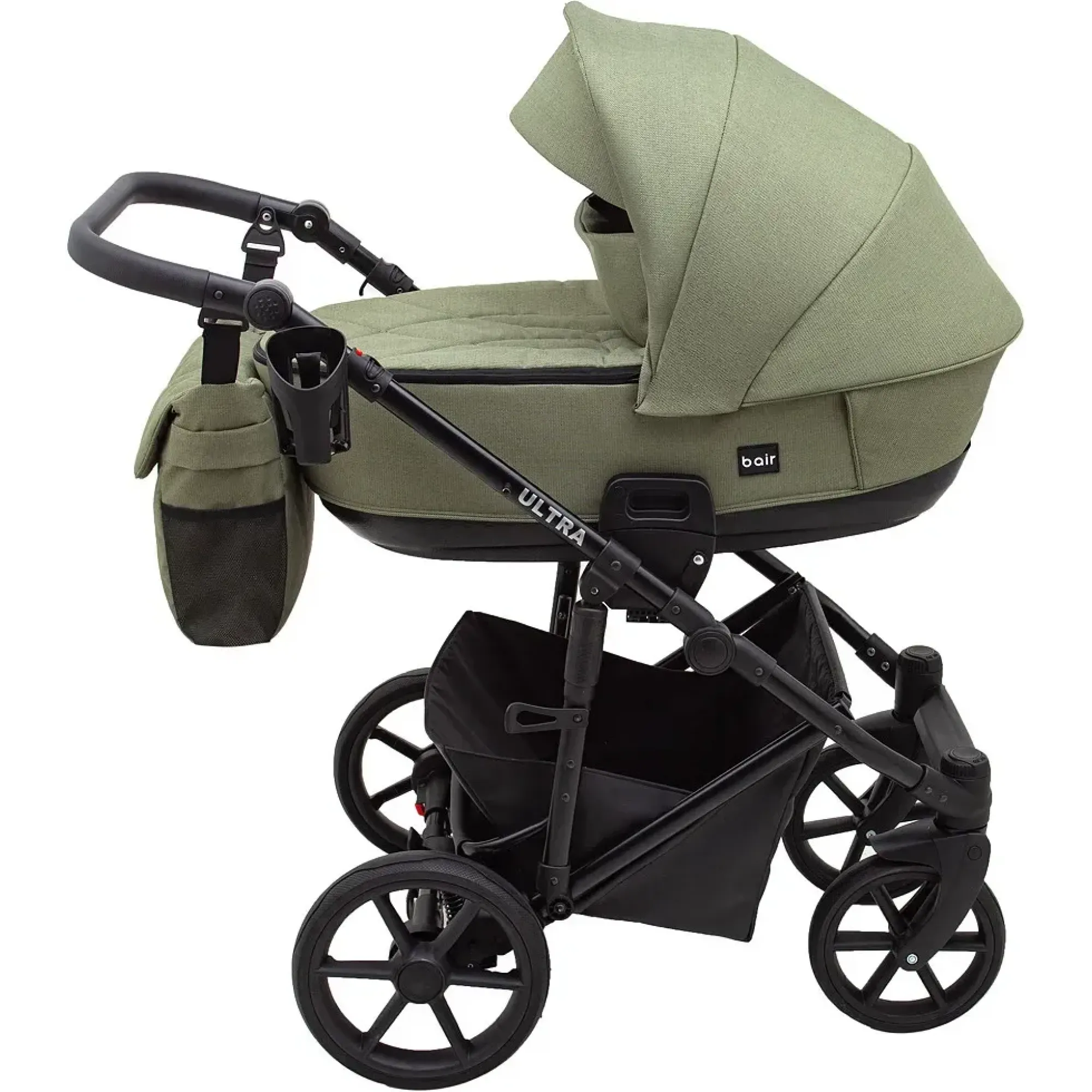 Коляска 2 в 1 Bair Ultra Soft U-816 оливковий
