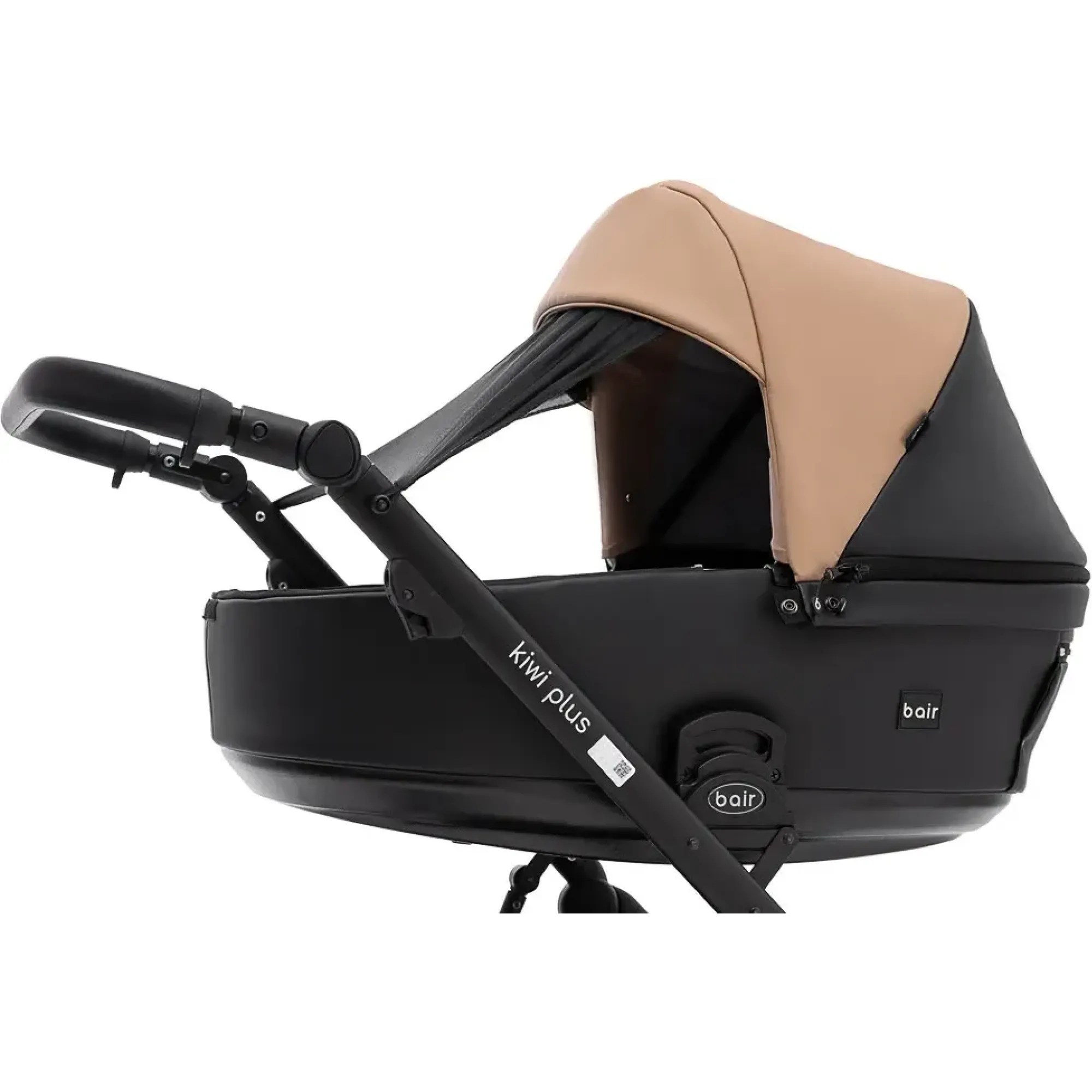 Коляска 2 в 1 Bair Kiwi Plus ECO BKP-18/15 капучино / чорний