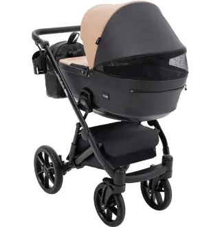 Коляска 2 в 1 Bair Kiwi Plus ECO BKP-18/15 капучино / чорний