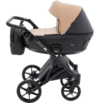Коляска 2 в 1 Bair Kiwi Plus ECO BKP-18/15 капучино / чорний