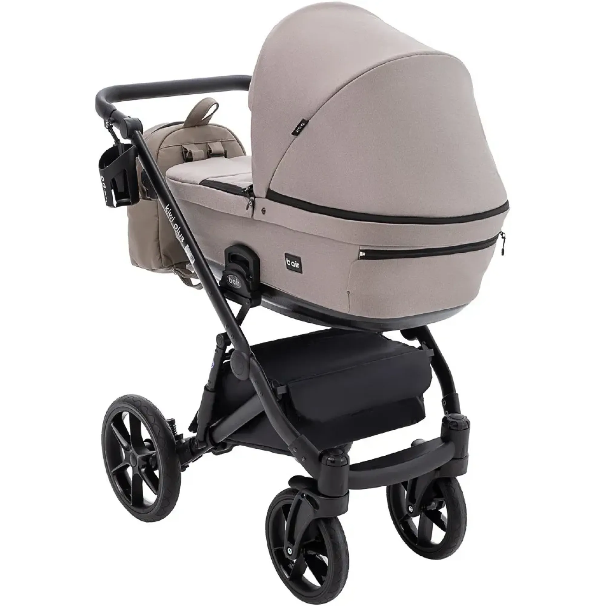 Коляска 2 в 1 Bair Kiwi Plus Soft BKP-455 капучино