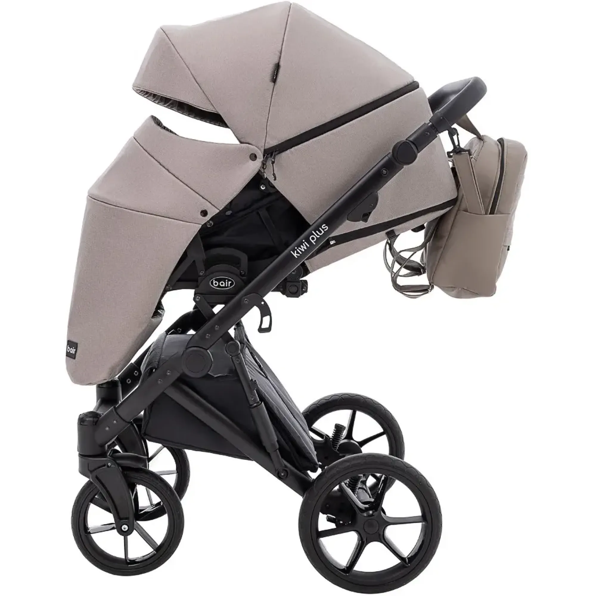 Коляска 2 в 1 Bair Kiwi Plus Soft BKP-455 капучино