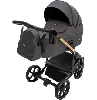 Коляска 2 в 1 Bair Onyx Soft OS-747 чорний
