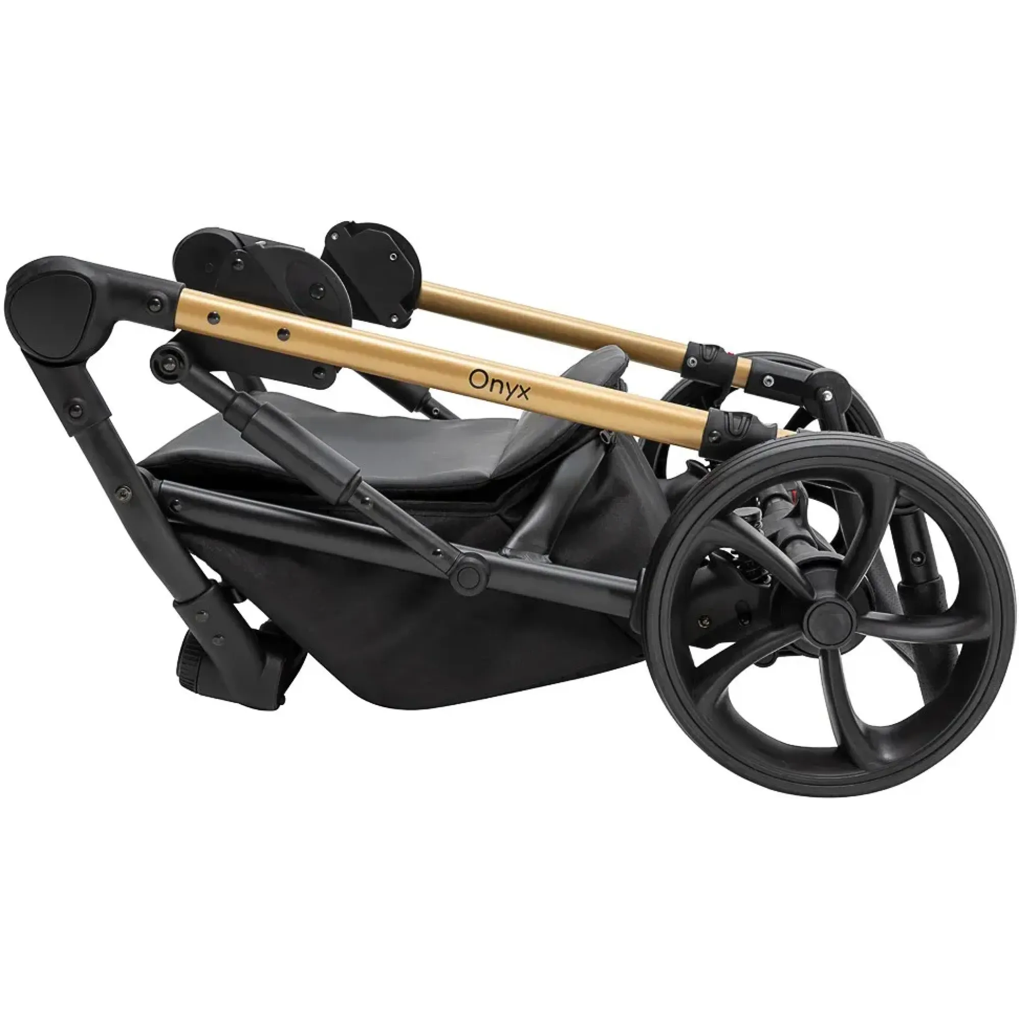 Коляска 2 в 1 Bair Onyx Soft OS-747 чорний