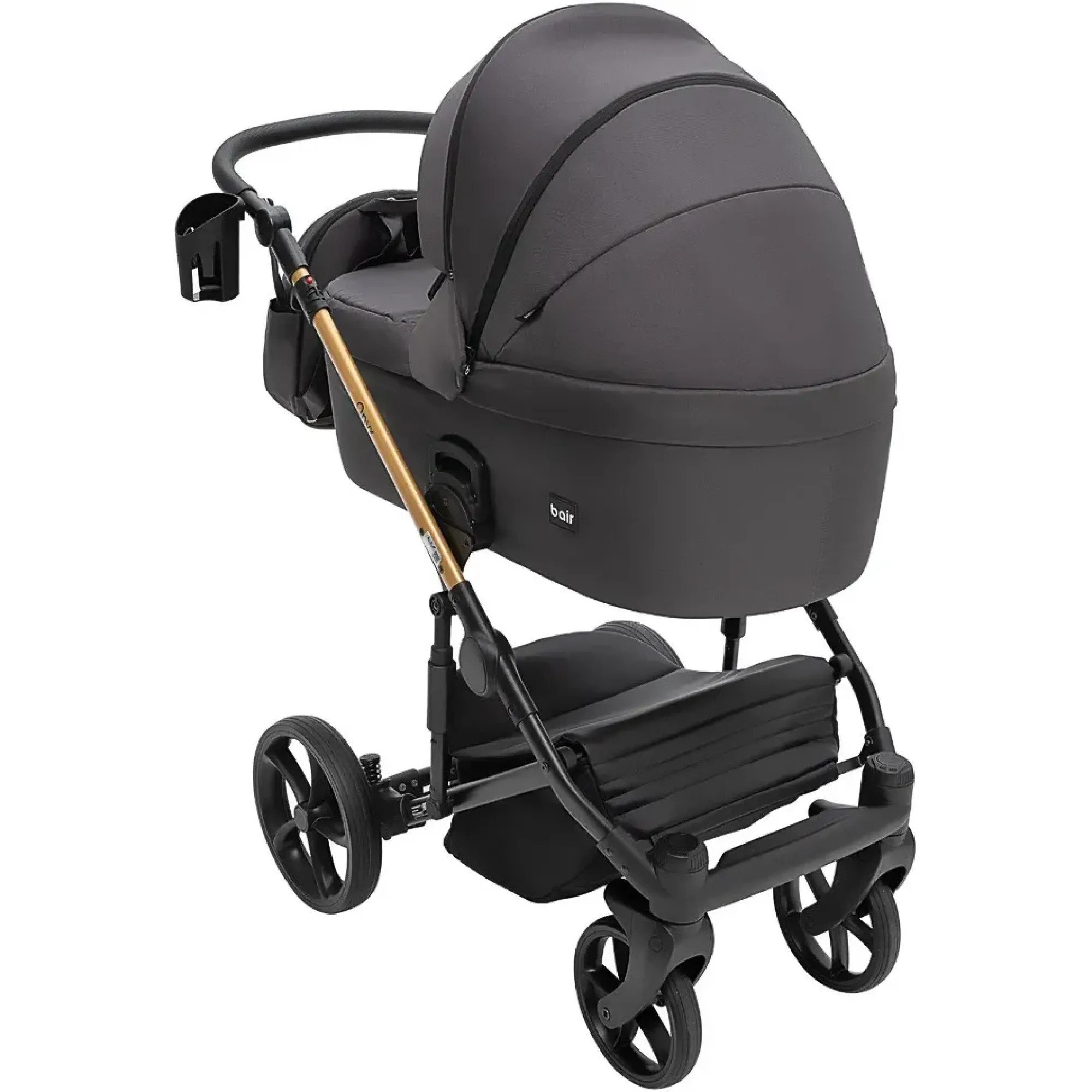 Коляска 2 в 1 Bair Onyx Soft OS-747 чорний