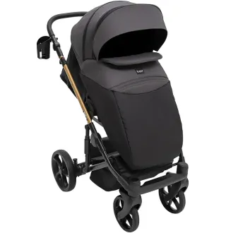 Коляска 2 в 1 Bair Onyx Soft OS-747 чорний
