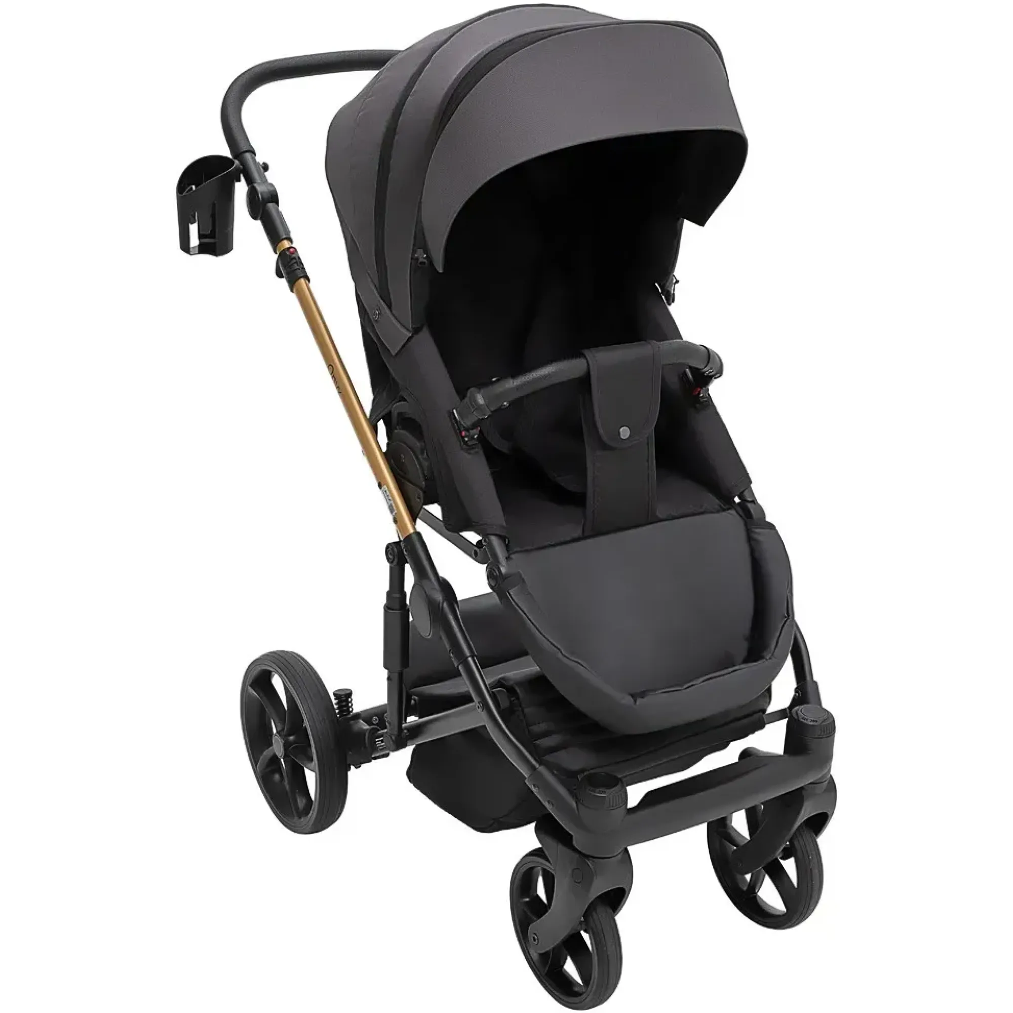Коляска 2 в 1 Bair Onyx Soft OS-747 чорний