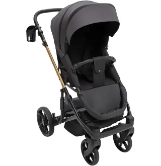 Коляска 2 в 1 Bair Onyx Soft OS-747 чорний