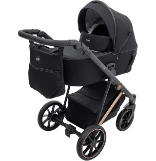 Коляска 2 в 1 Bair Vega Soft VSM-05 black magma чорний