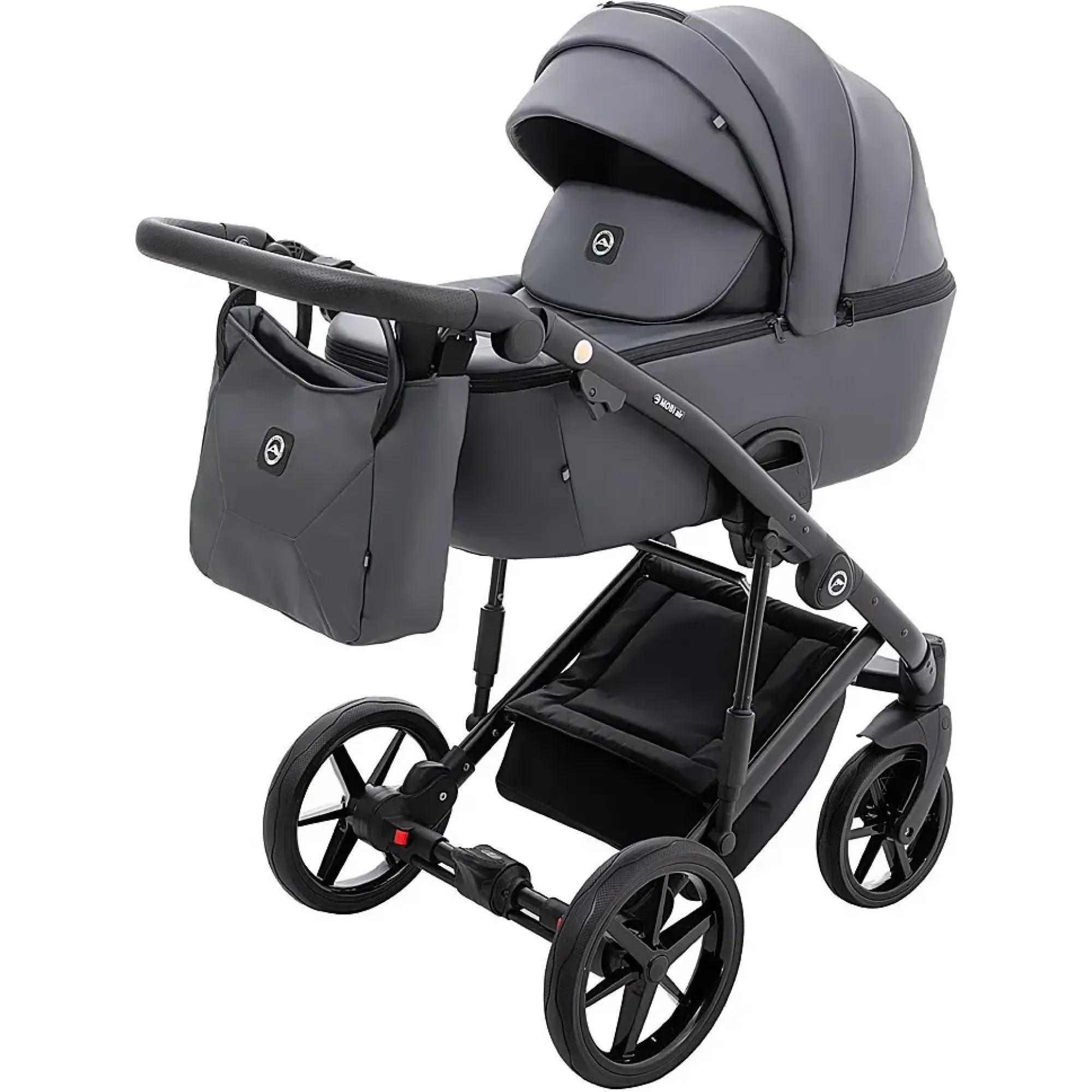 Коляска 2 в 1 Adamex Mobi Air Thermo New ECO SA-5 графіт