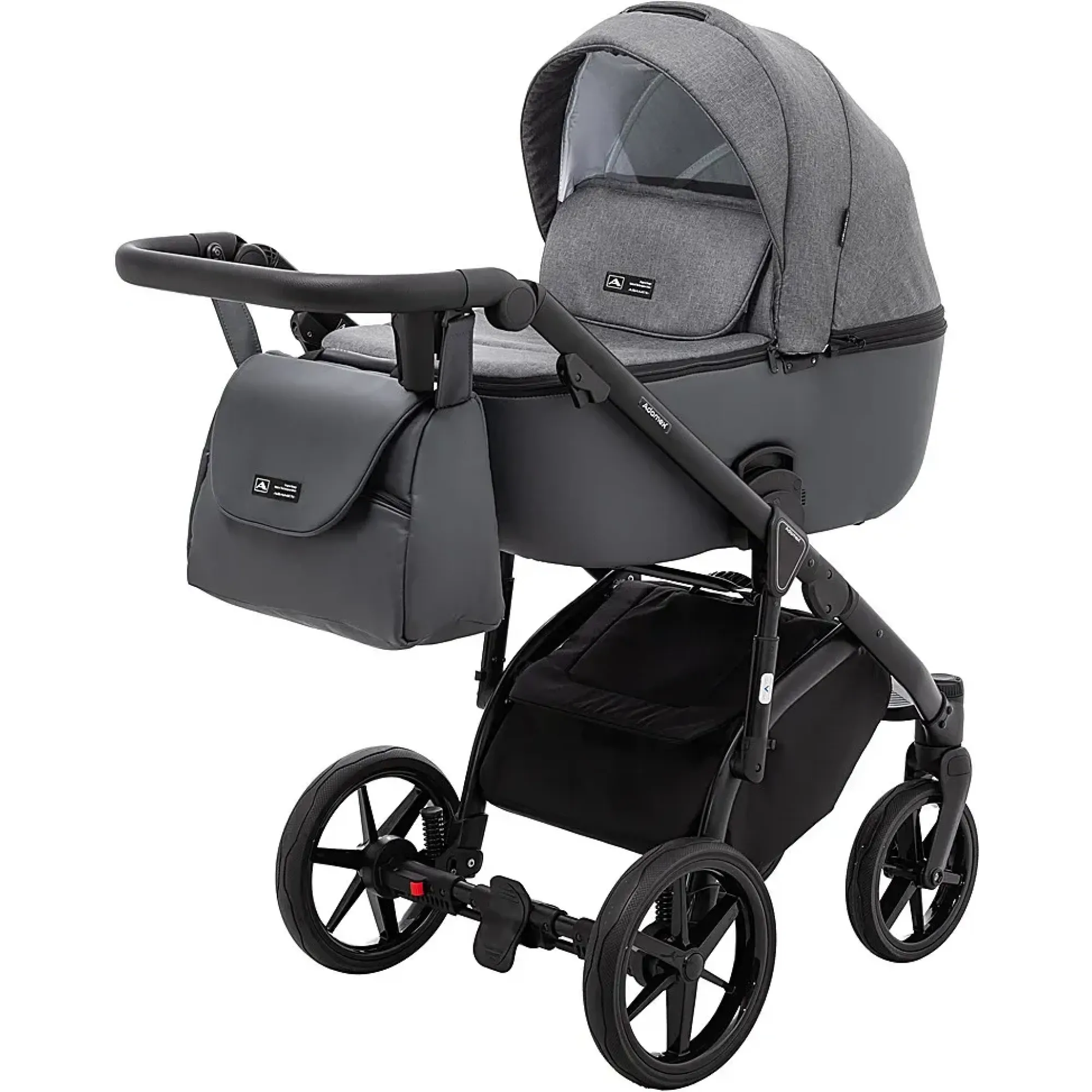 Коляска 2 в 1 Adamex Nola PS-58 графіт