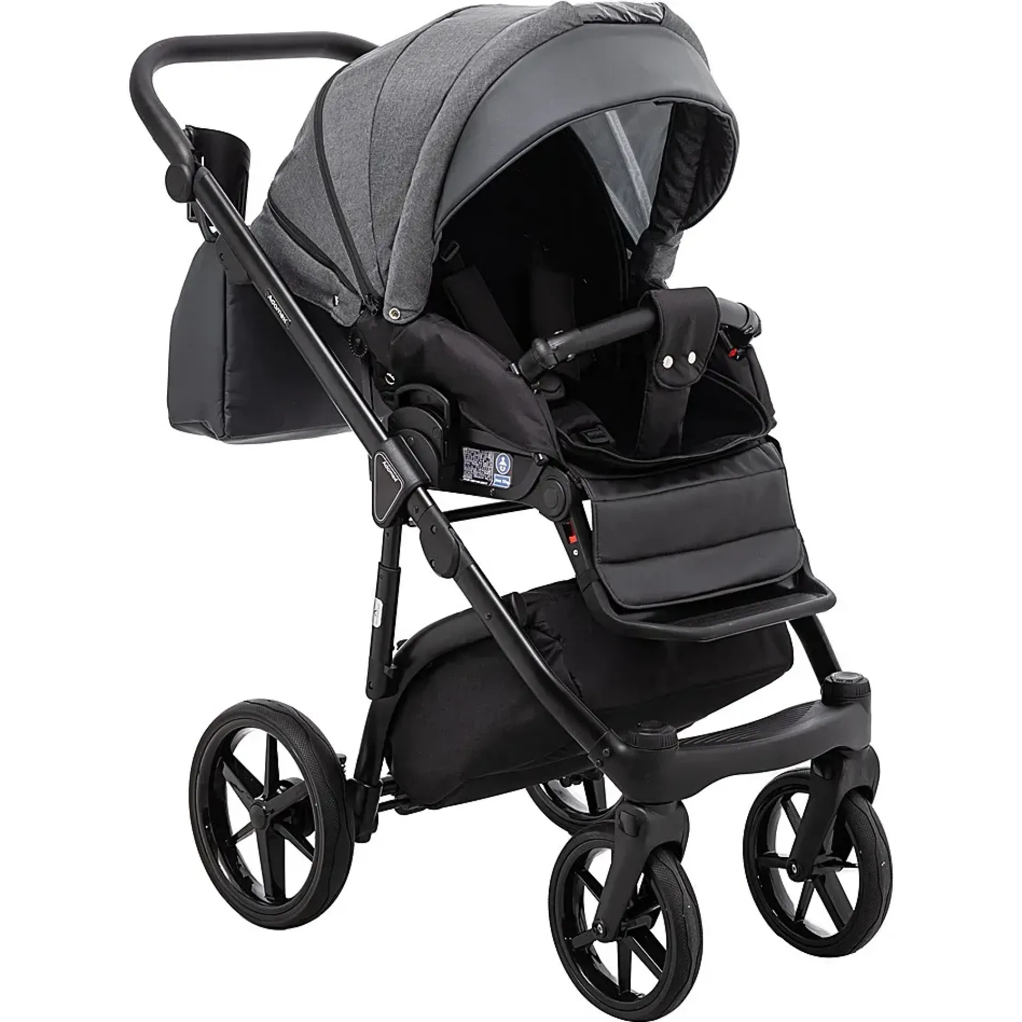 Коляска 2 в 1 Adamex Nola PS-58 графіт