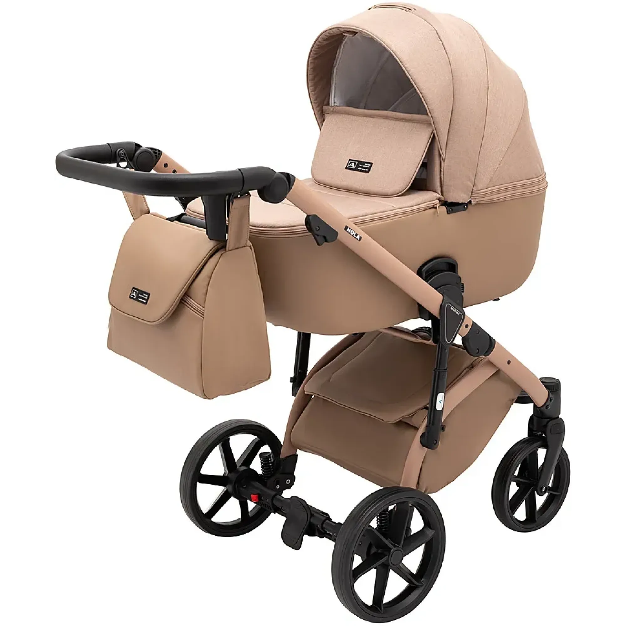 Коляска 2 в 1 Adamex Nola Natura 5 camel