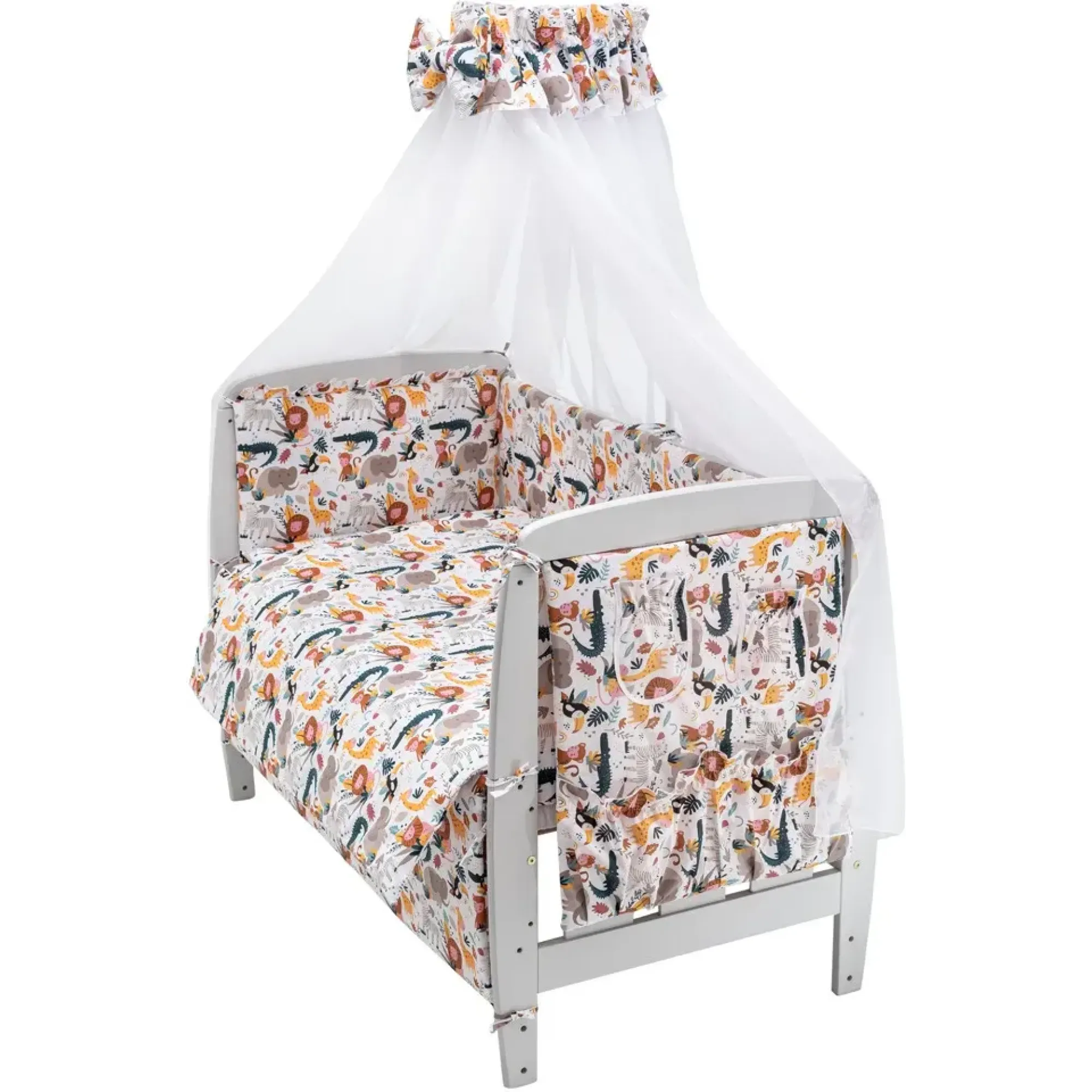 Дитяча постіль Babyroom Gold RG-08 білий (африка)
