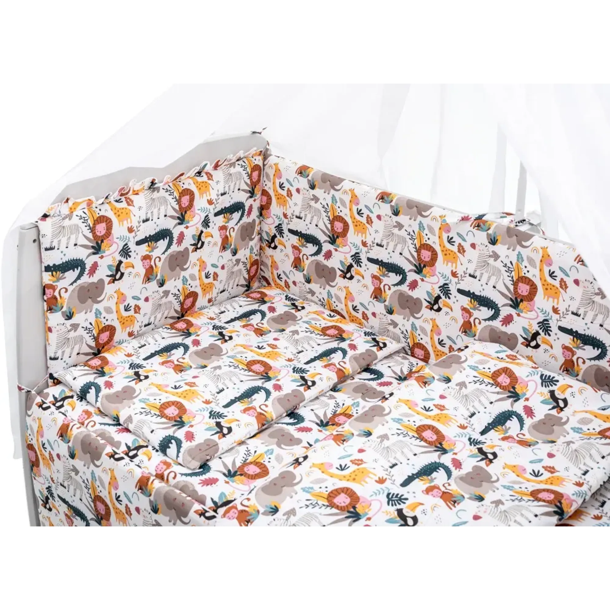 Дитяча постіль Babyroom Gold RG-08 білий (африка)