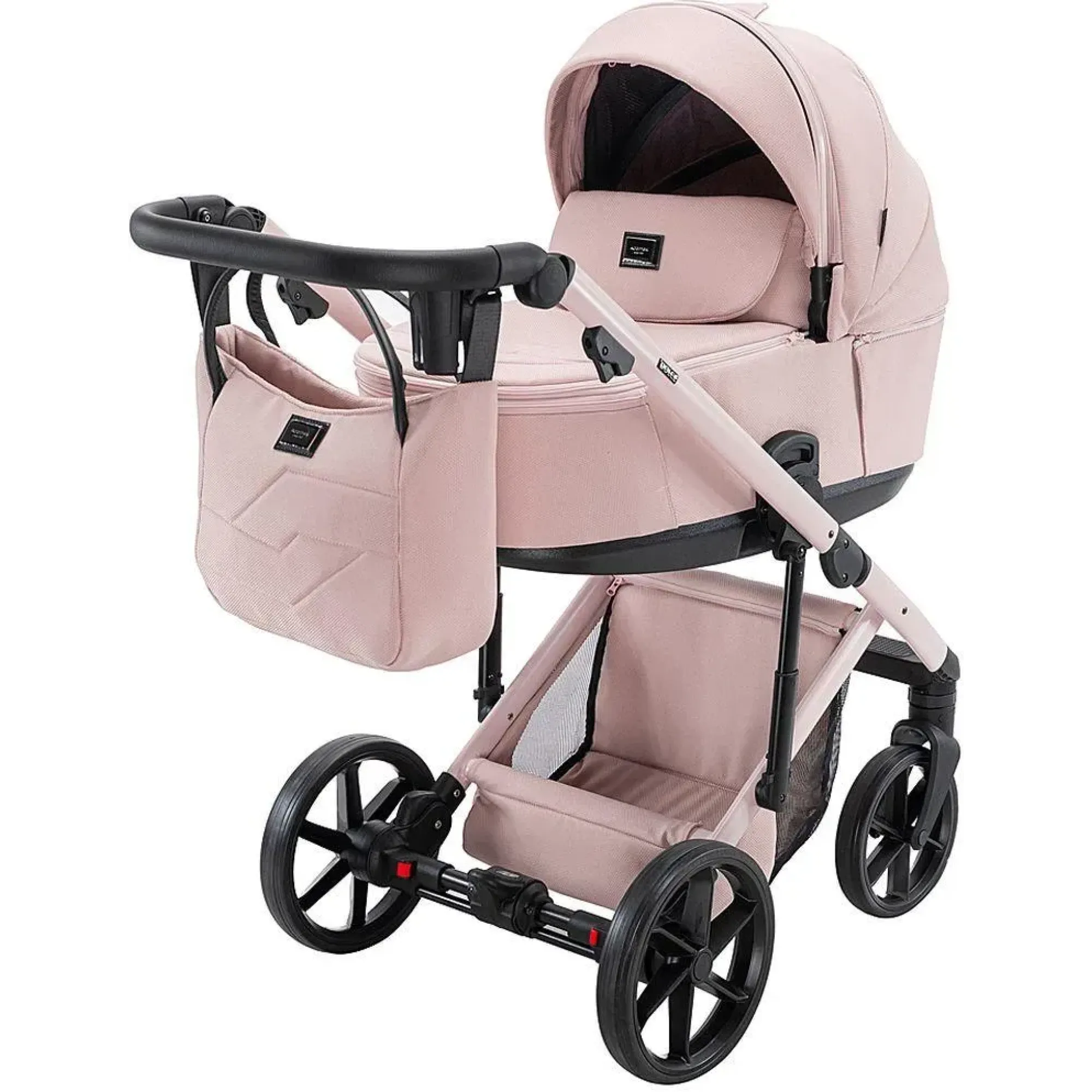 Коляска 2 в 1 Adamex Dolce Natura 2 rose