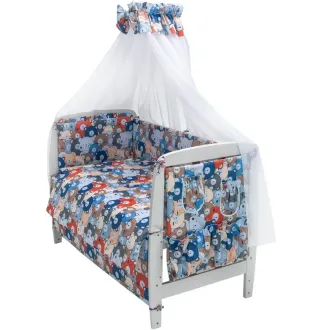 Дитяча постіль Babyroom Gold RG-08 різнокольорові ведмедики