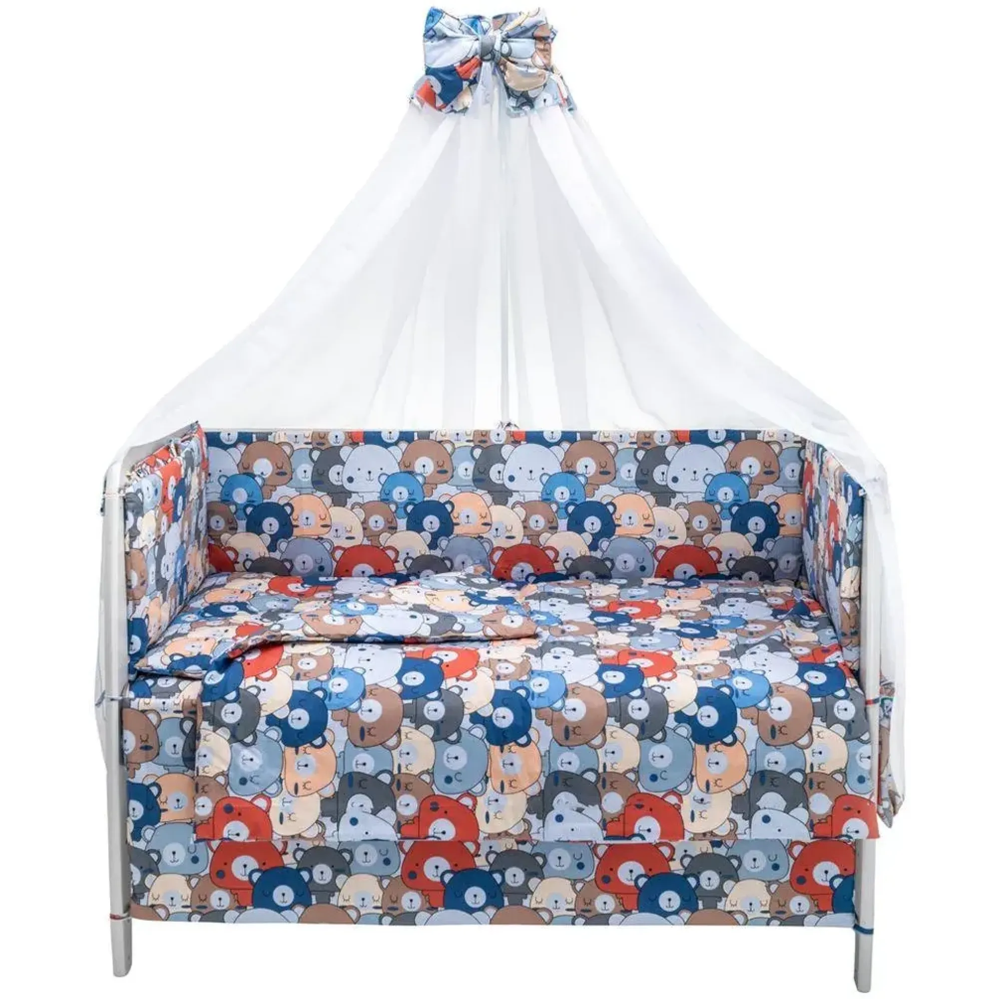 Дитяча постіль Babyroom Gold RG-08 різнокольорові ведмедики