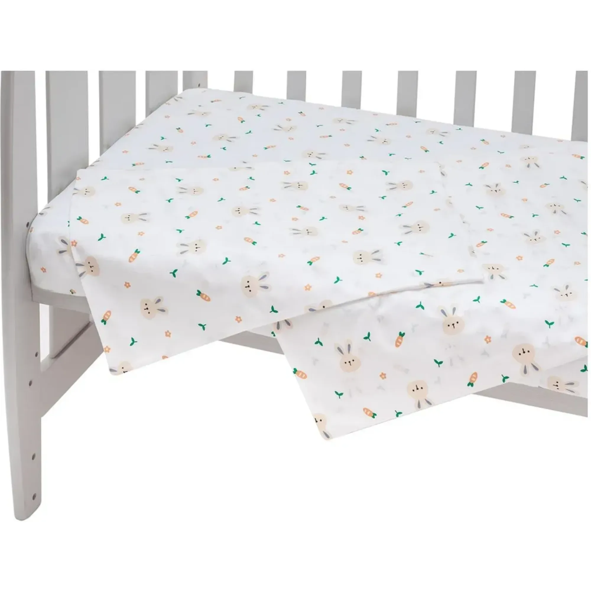 Змінний комплект Babyroom Gold RG-08 білий (кролики з морквою)
