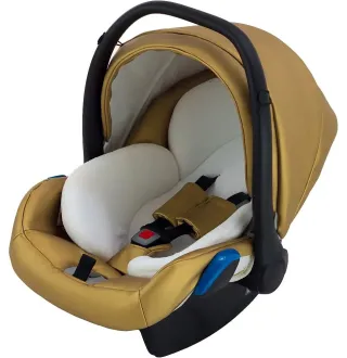 Автокресло Adamex Kite BR619 Золотой (эко-кожа)