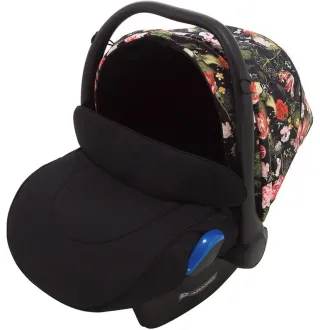 Автокрісло Adamex Kite Flowers FL1 Чорний (квіти)