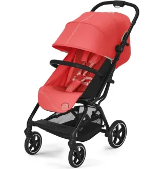 Прогулянкова коляска Cybex Eezy S+2 Hibiscus Red (з бампером)