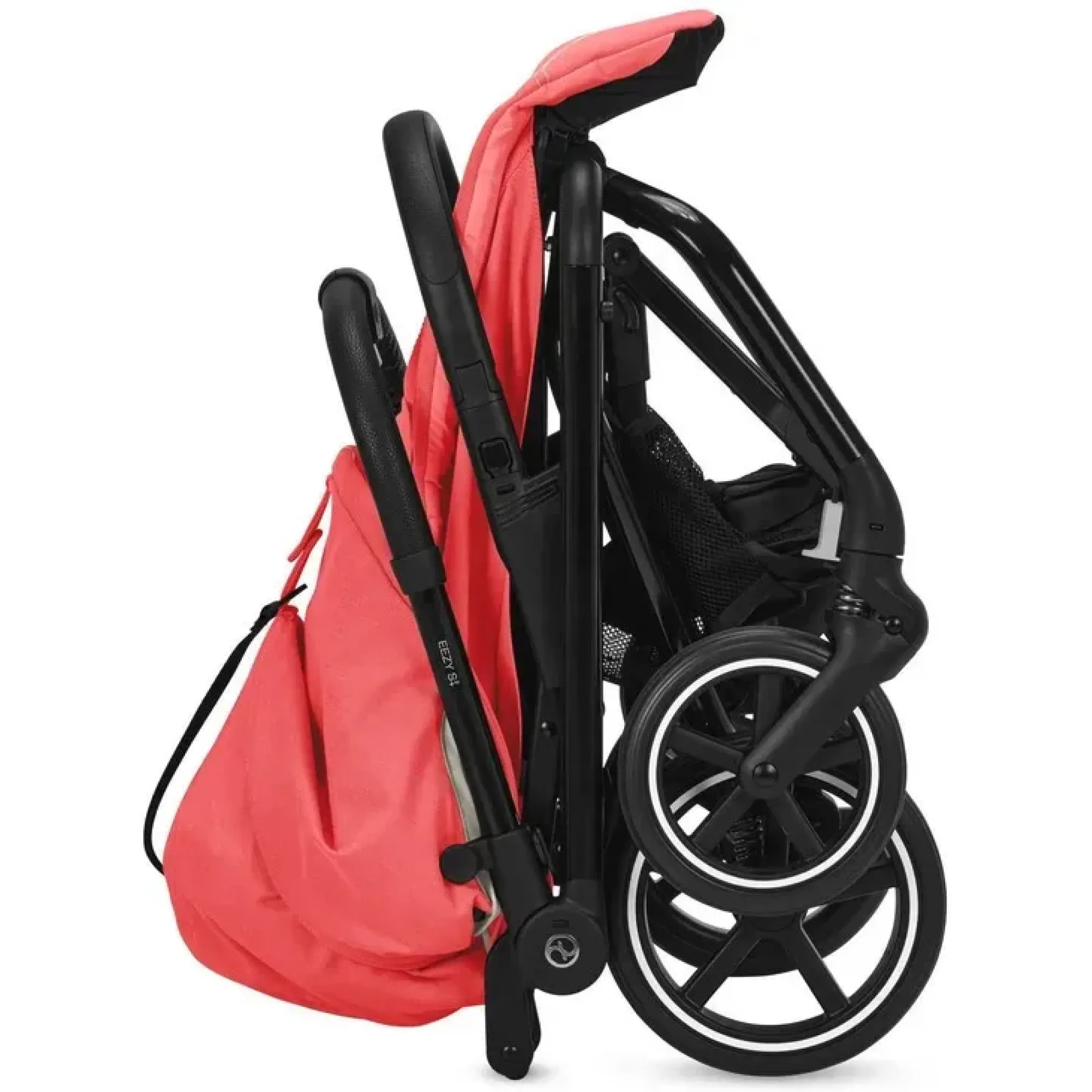 Прогулянкова коляска Cybex Eezy S+2 Hibiscus Red (з бампером)
