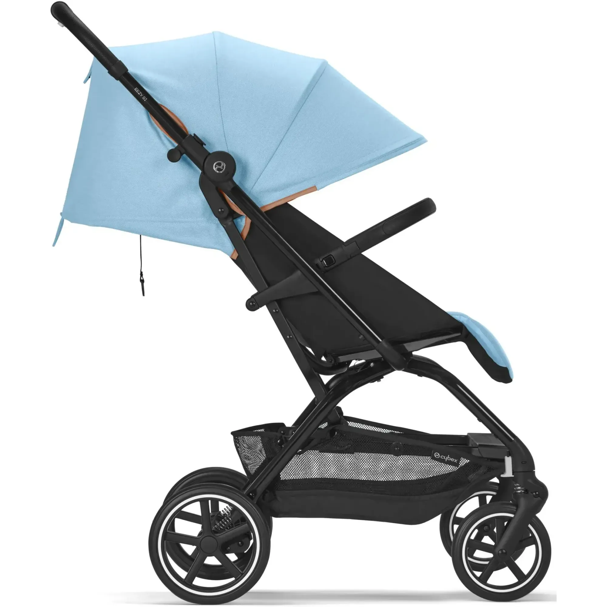 Прогулянкова коляска Cybex Eezy S+2 Beach Blue (з бампером)