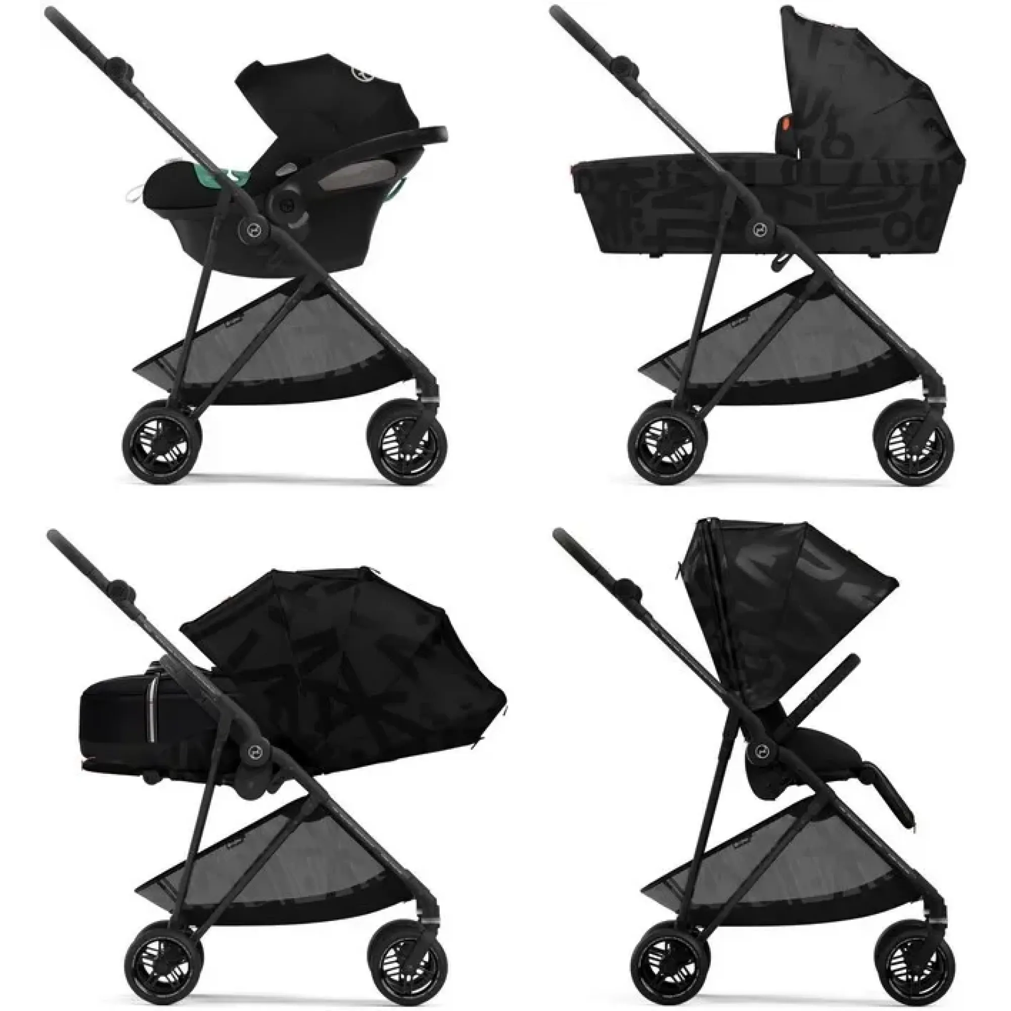 Прогулянкова коляска Cybex Melio Real Black