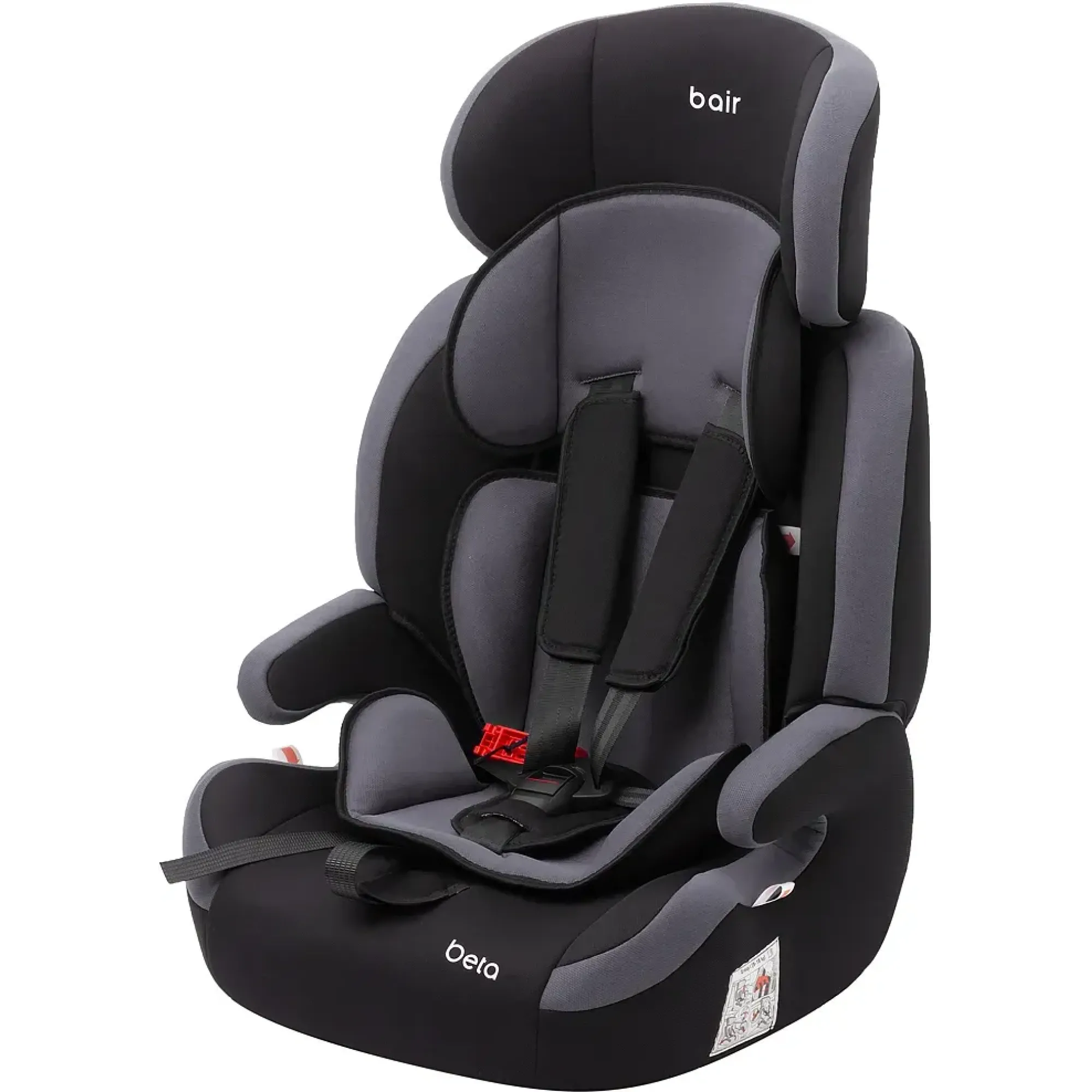 Автокресло Bair Beta DB2423 Черный / Серый