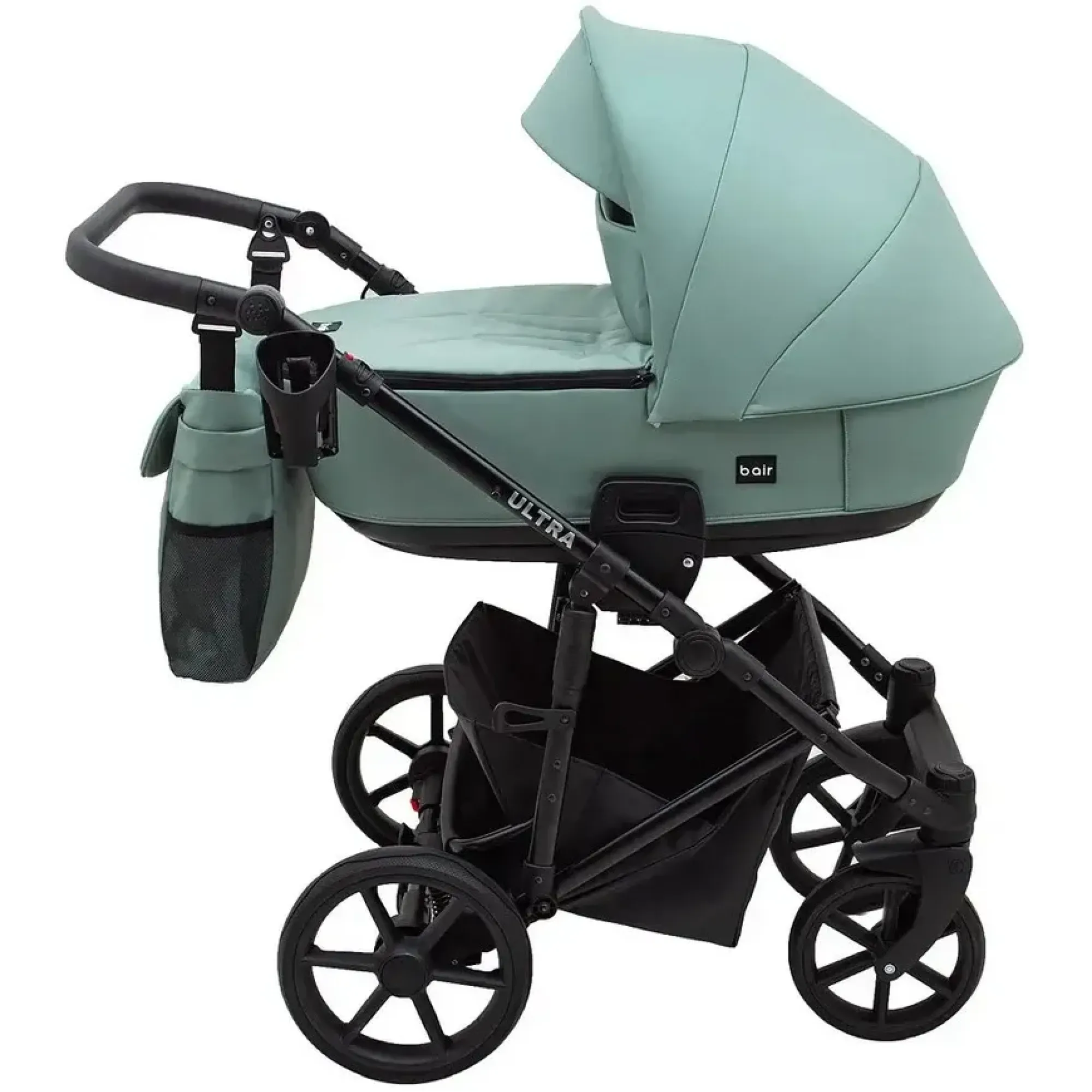 Коляска 2в1 Bair Ultra ECO U-145 Нефрит (екошкіра)