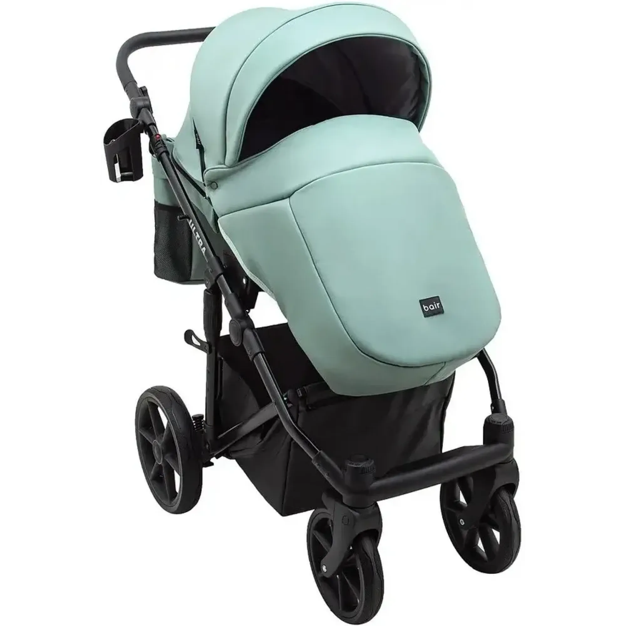 Коляска 2в1 Bair Ultra ECO U-145 Нефрит (екошкіра)