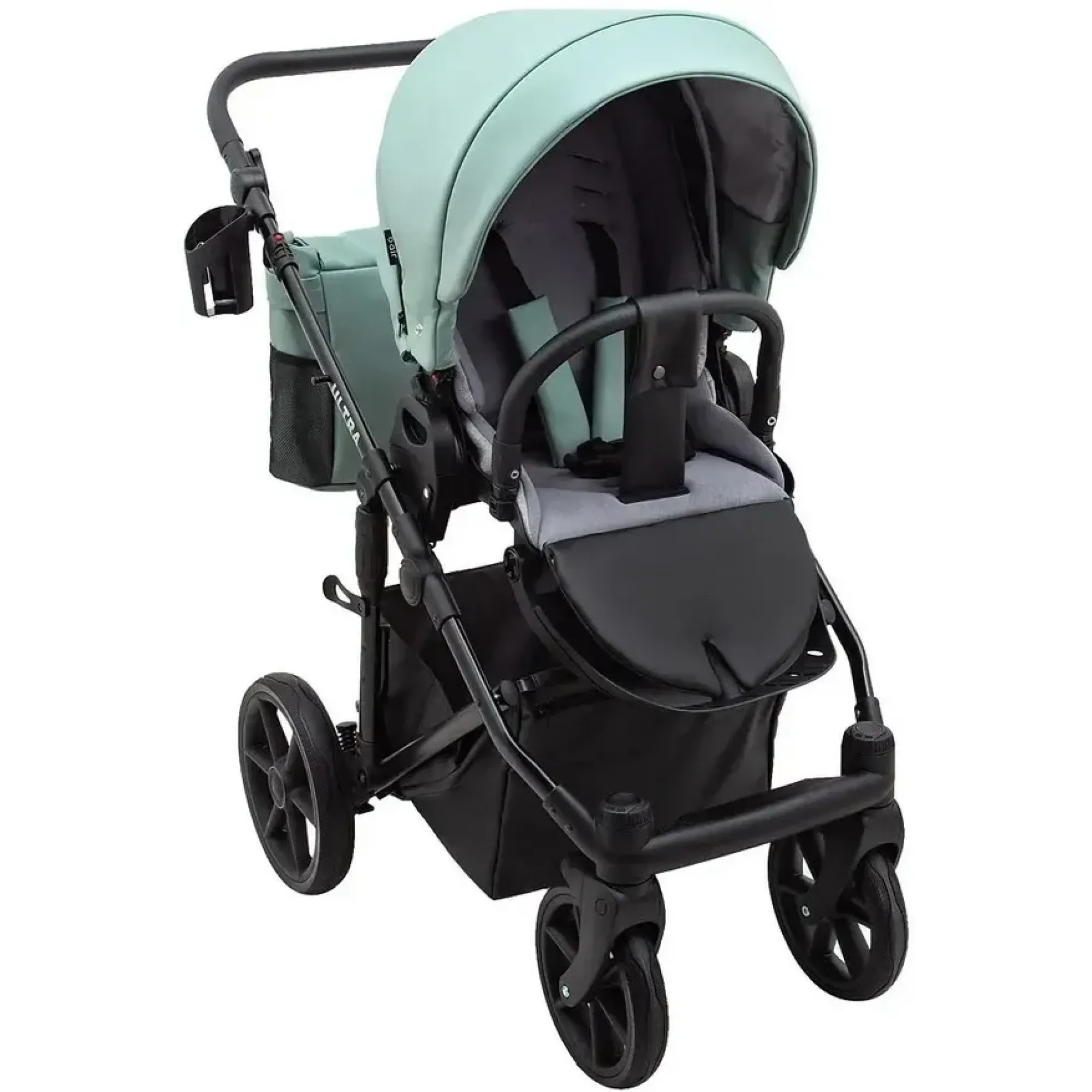 Коляска 2в1 Bair Ultra ECO U-145 Нефрит (екошкіра)