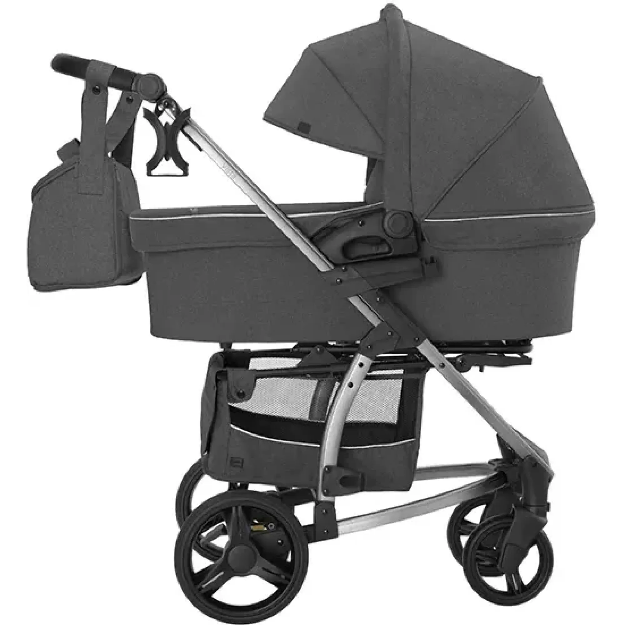 Коляска 2в1 Carrello Vista CRL-6501/1 Steel Grey