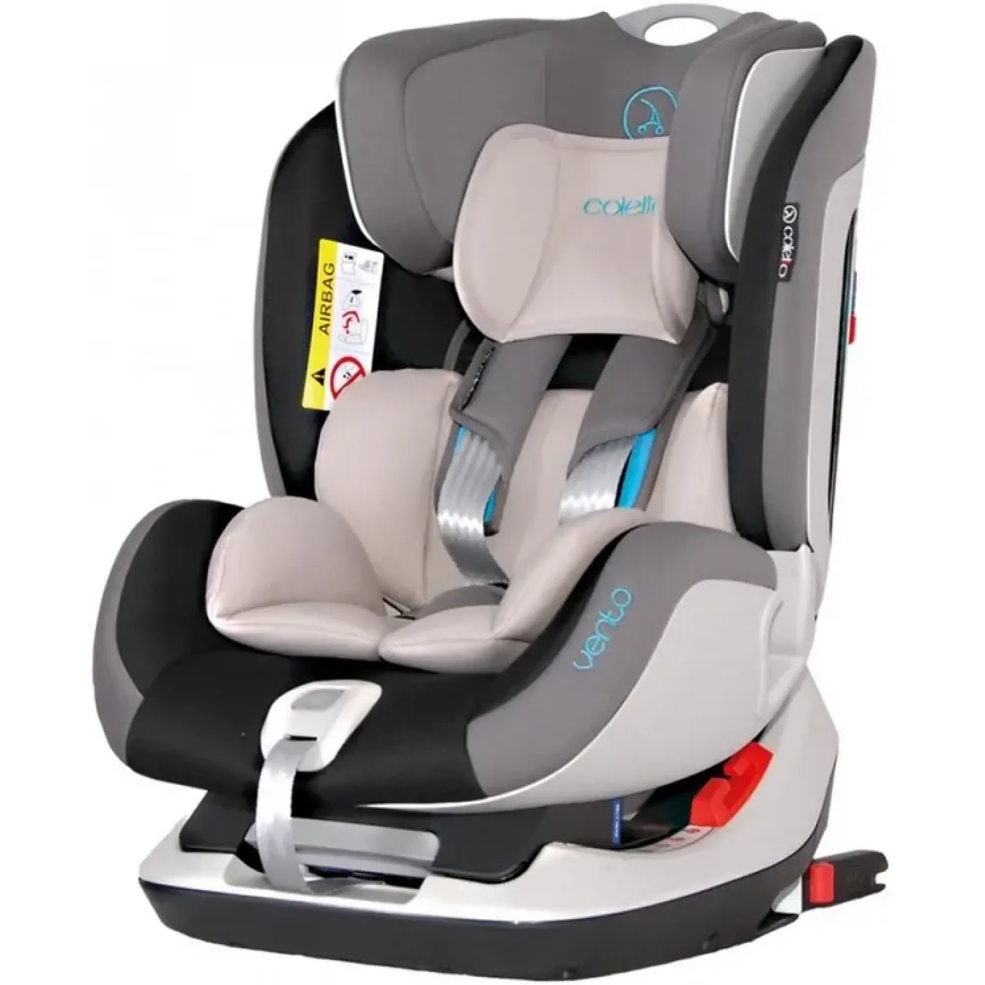Автокрісло Coletto Vento Isofix Grey (сіре)