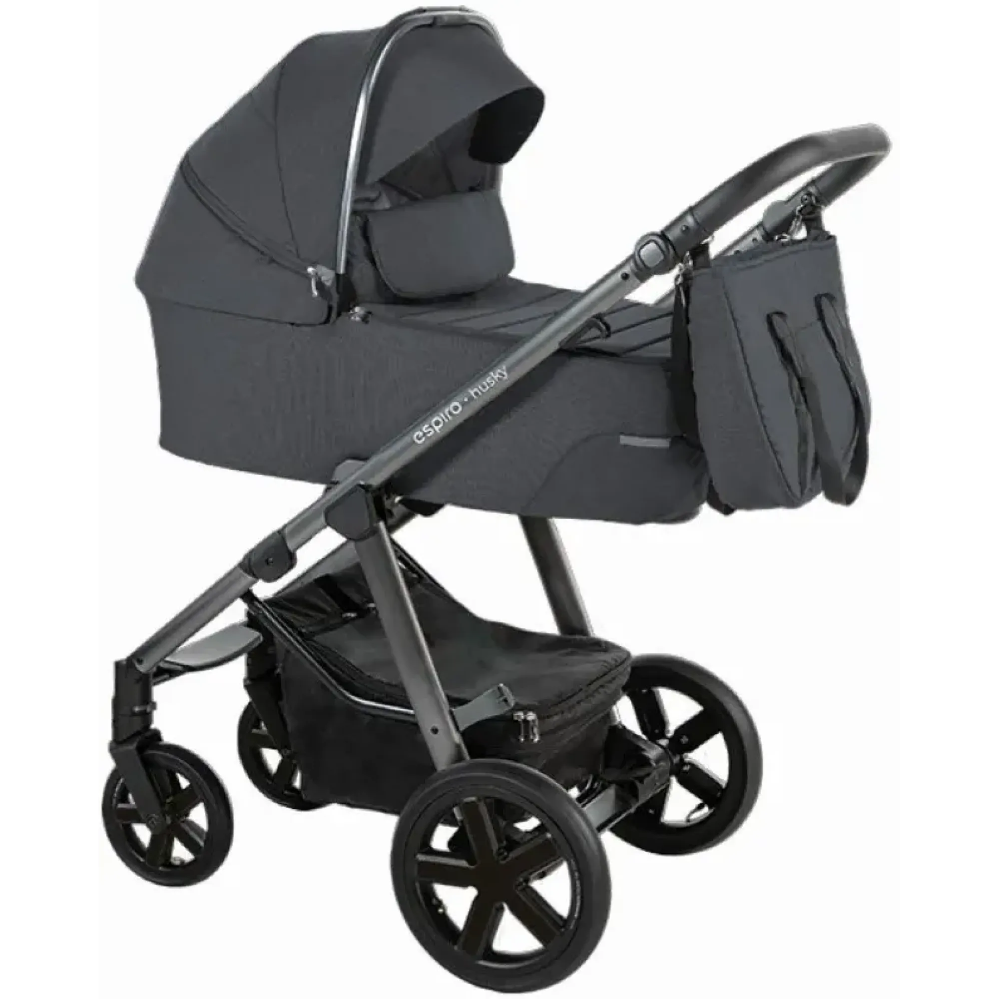 Коляска 2в1 Espiro Husky XL 2022 217 Graphite