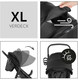 Коляска прогулянкова Hauck Rapid 4D Black