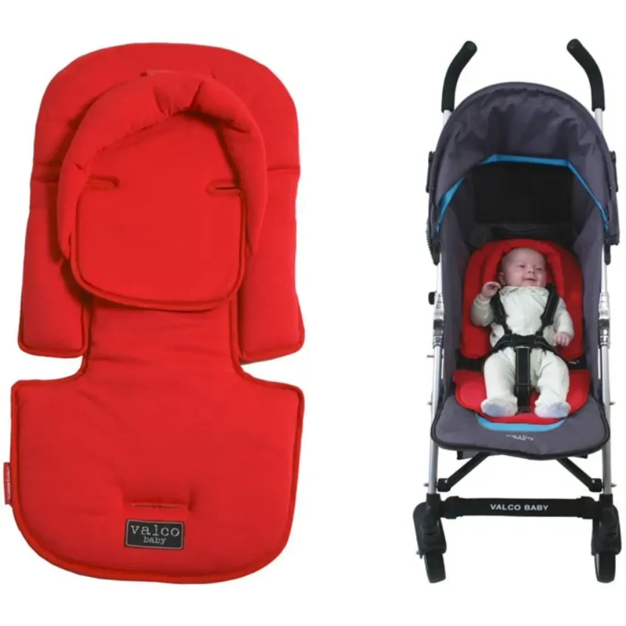 Вкладыш-матрасик Valco Baby All Sorts Seat Pad Cherry