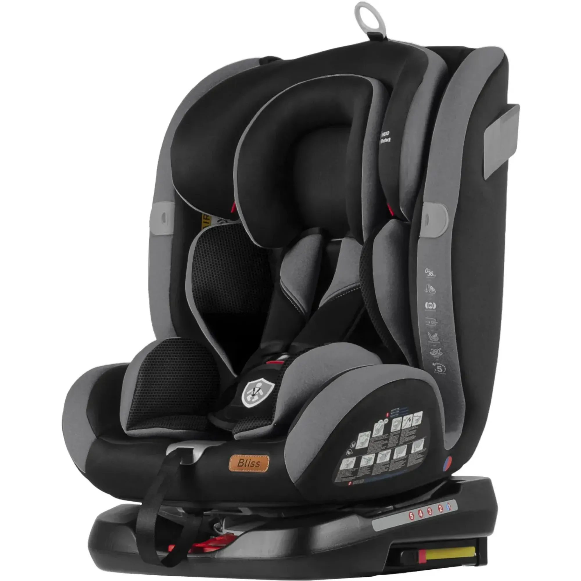 Автокрісло TILLY Bliss T-535 Dark Grey 0+1+2+3 ISOFIX з поворотом /1/
