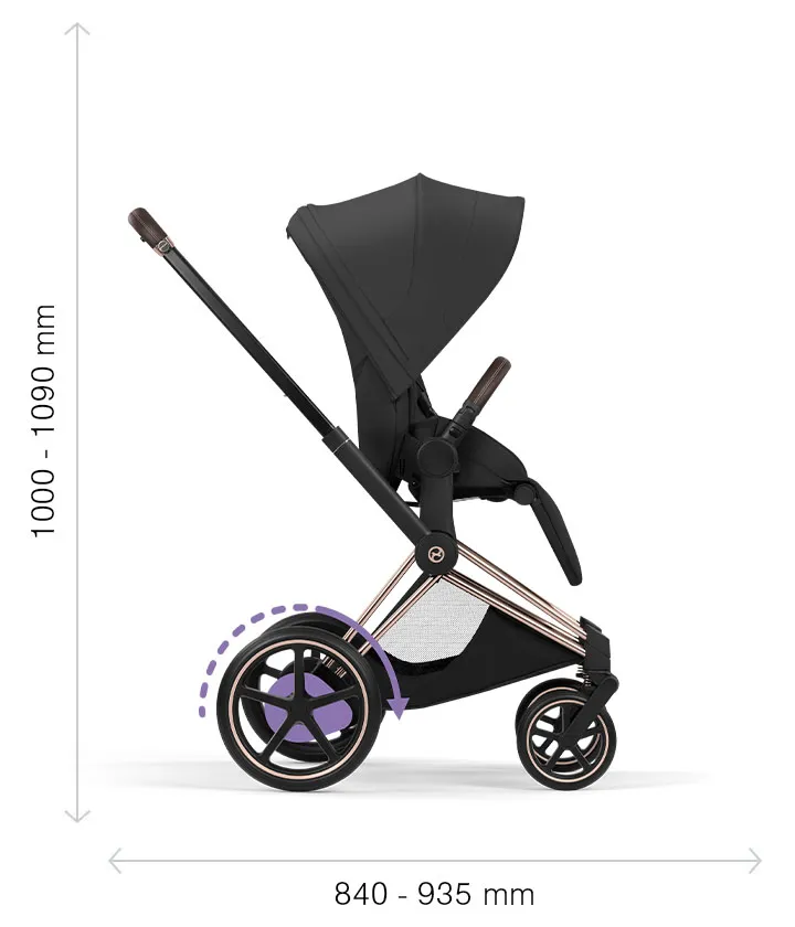 Розміри CYBEX e-Priam