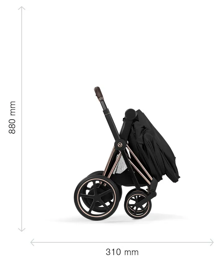 Складені розміри CYBEX e-Priam